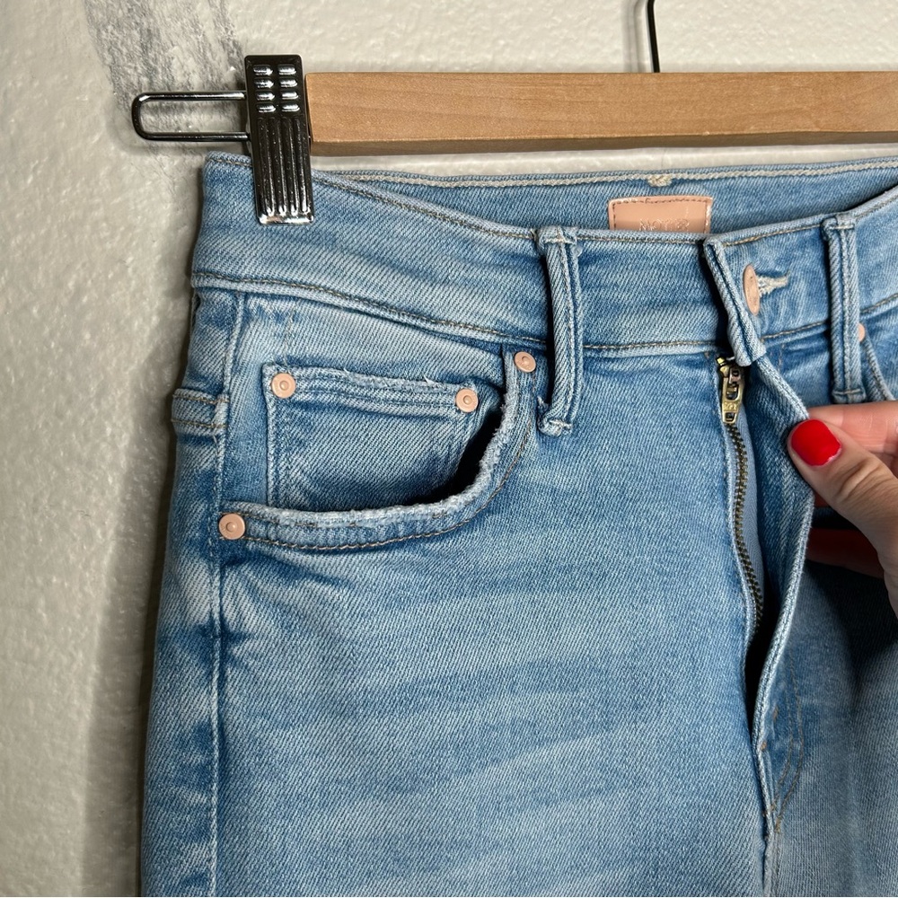 Mother The Insider Crop Step Fray jeans Limited Edition 24 - Picture 4 of 16
